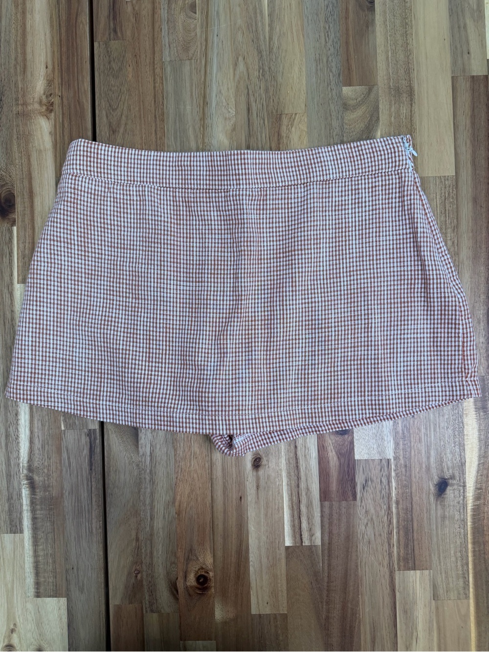 Free People Gingham Skort